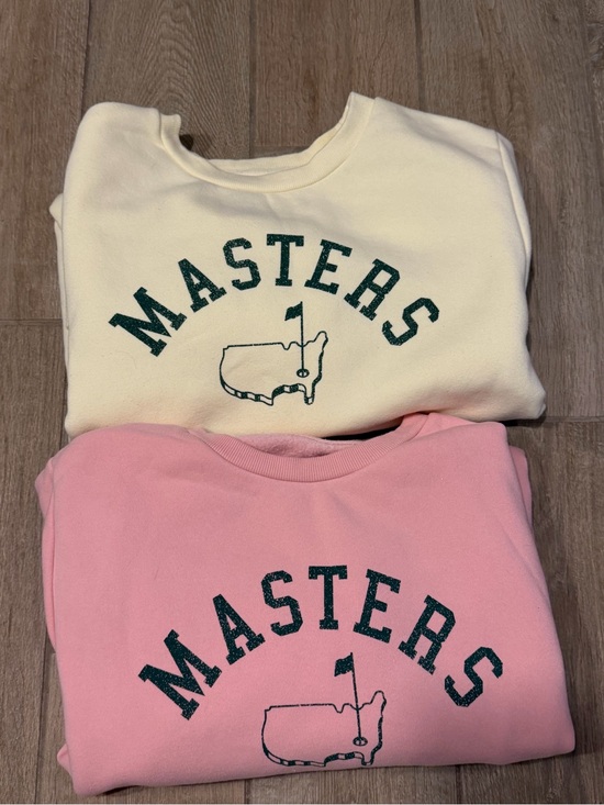 Masters Tops - Genuine Masters Golf Sweatshirts Pink and Yellow available